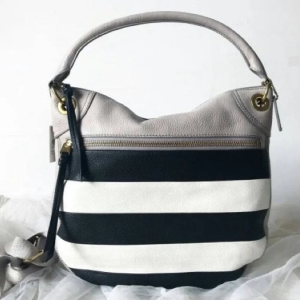 2 XL Fossil Hobo Crossbody Bags